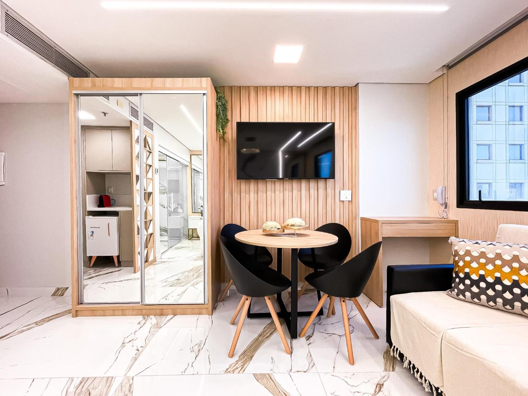 M N Flats - Flat Dentro Do Hotel Wi Av Ibirapuera 2927 Сан-Пауло Экстерьер фото